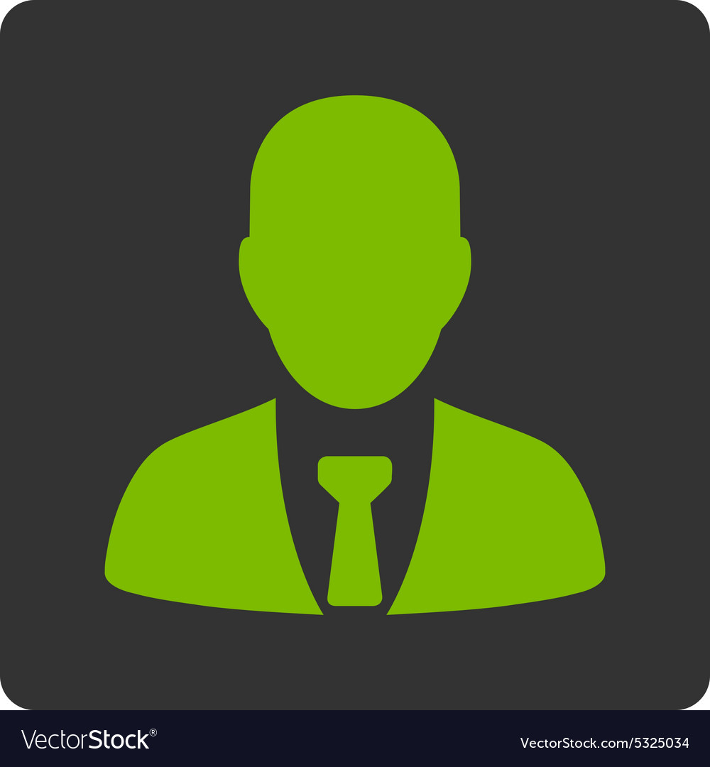 Businessman icon from commerce buttons overcolor