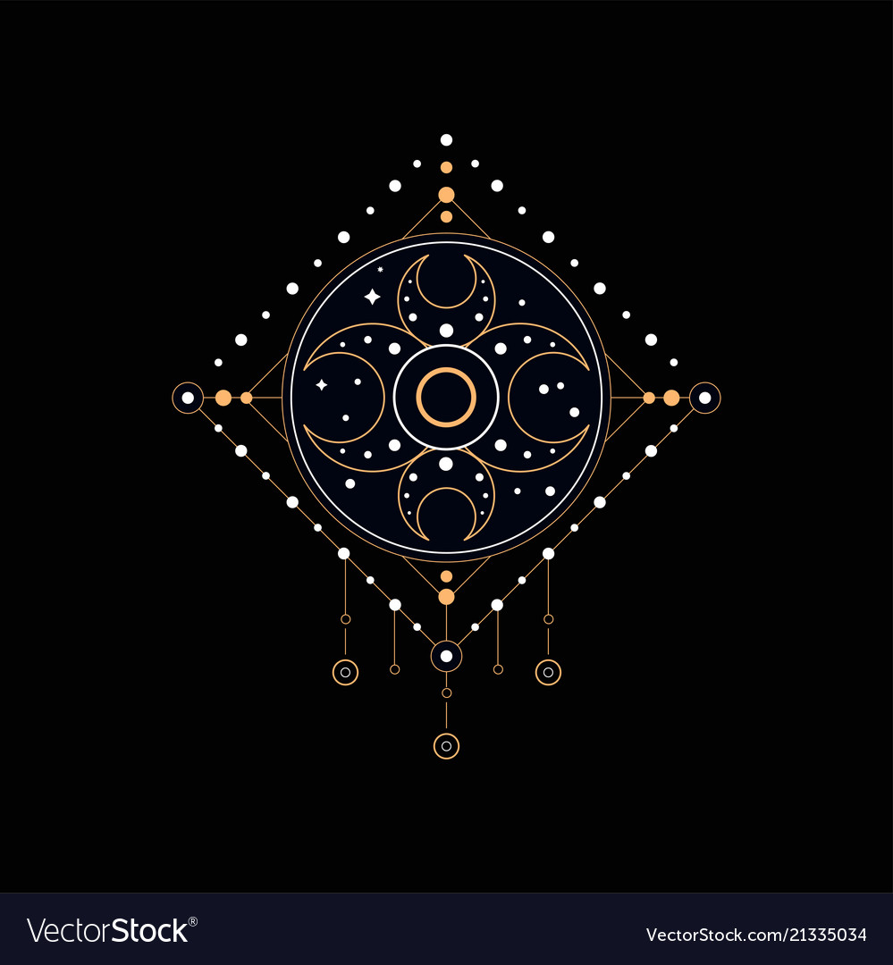 Dream trap religion spirituality ethnic symbol vector image Dream trap religion spirituality ethnic symbol