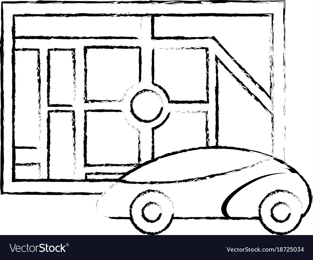 Map navigation car autonomous web application