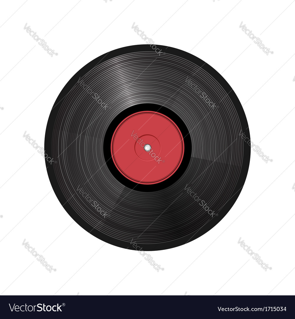 Retro vinyl record