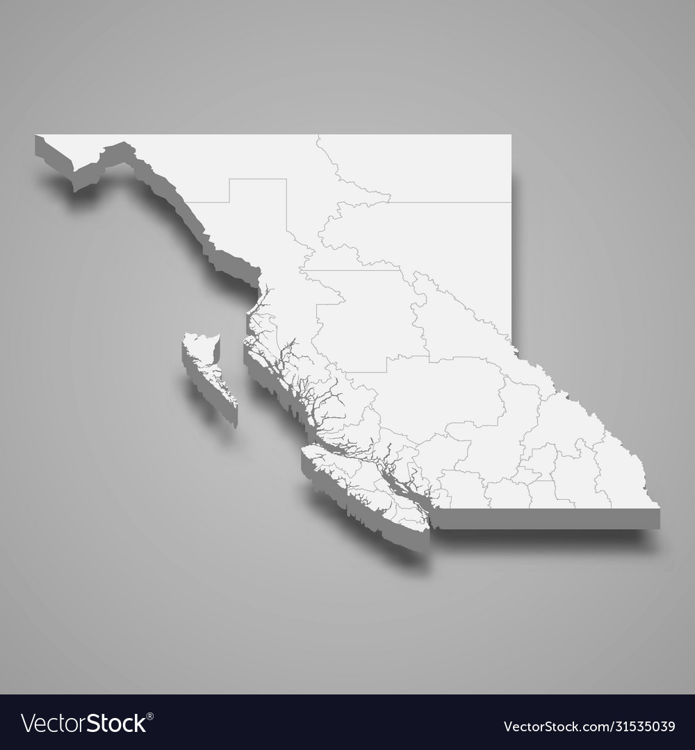 3d map province canada