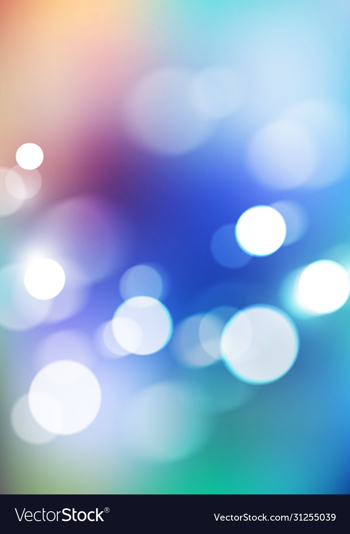 Abstract bokeh lights on blurred colors background