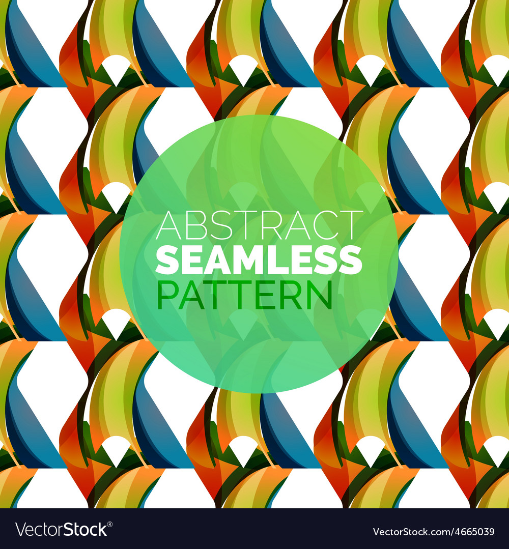 Colorful seamless geometric pattern modern