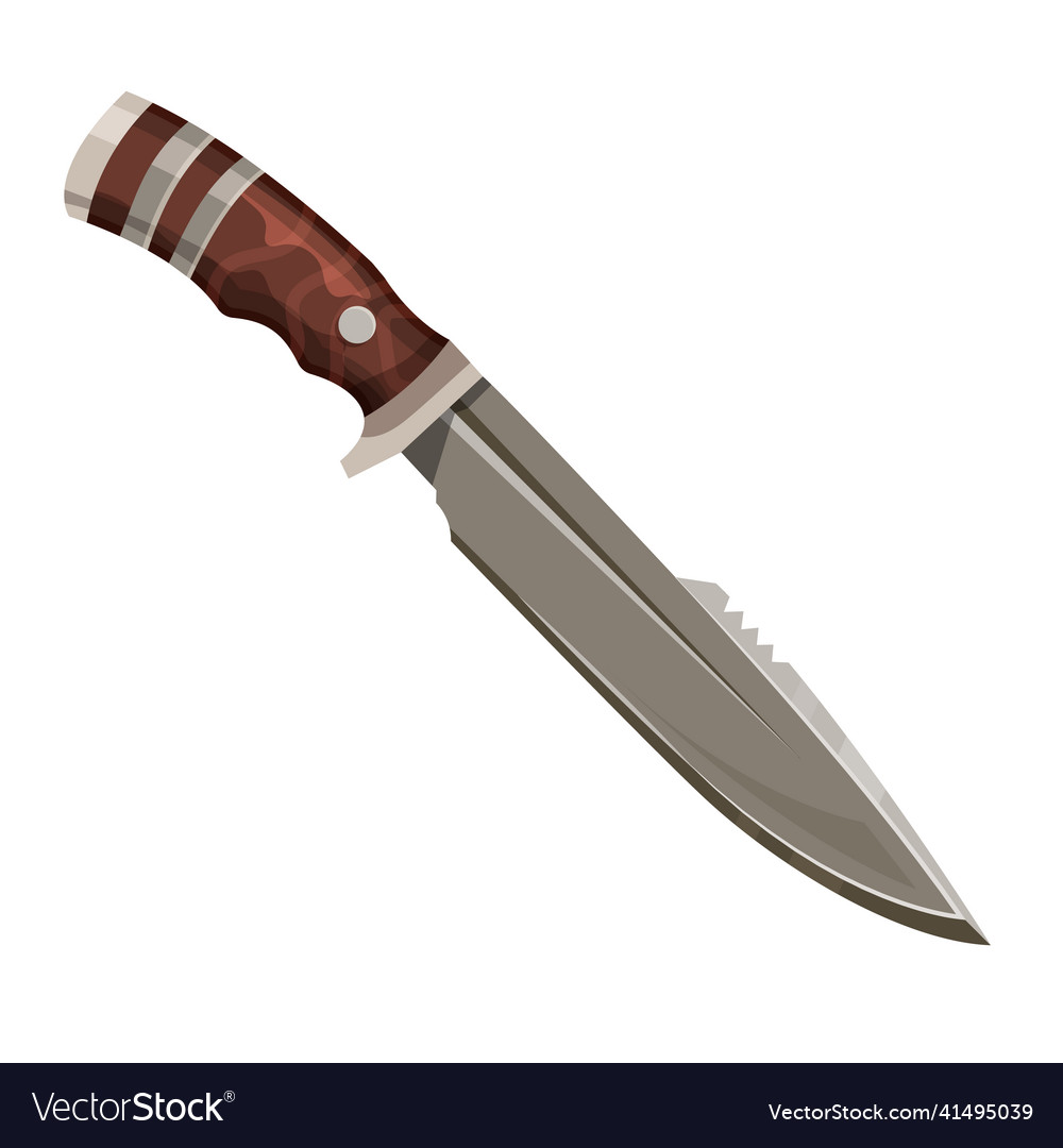 Knife blade dagger pocketknife or csgo dirk sword Vector Image