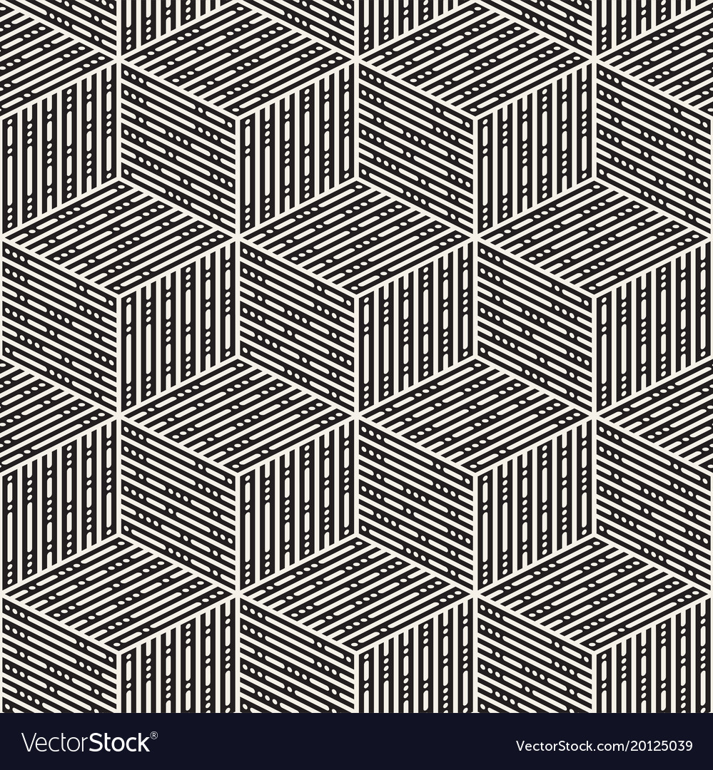 Moderne geometrische Streifen Muster