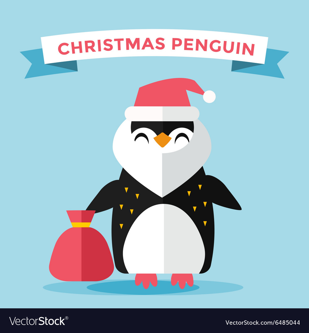 Cartoon penguin character Royalty Free Vector Image