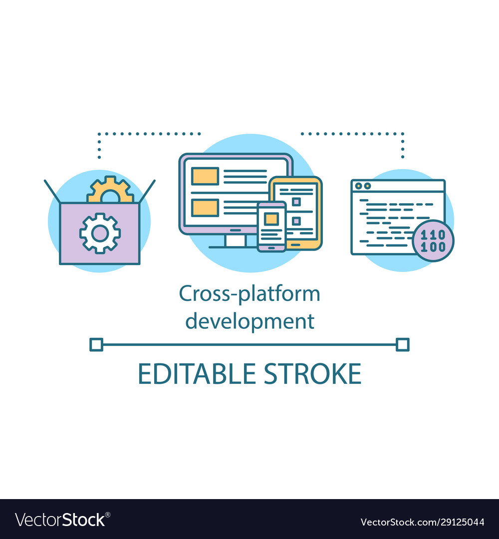 Cross-Platform Development Icon