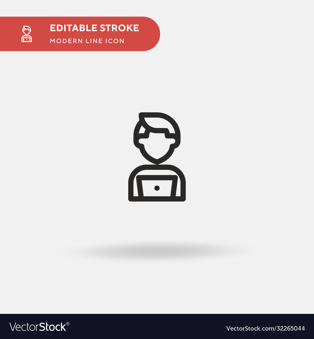 Programmer simple icon symbol