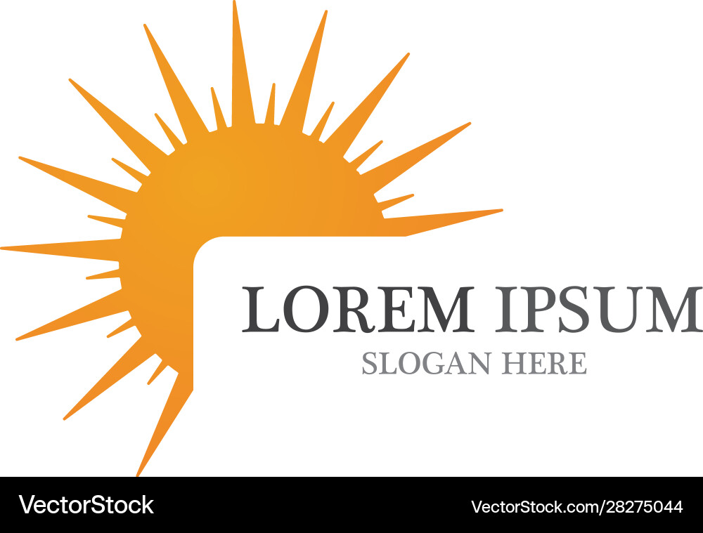 Sun icon Royalty Free Vector Image - VectorStock