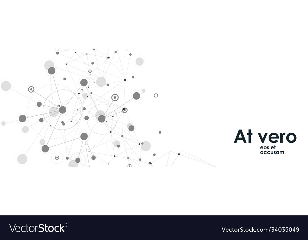 Global network connection digital communication vector image Global network connection digital communication