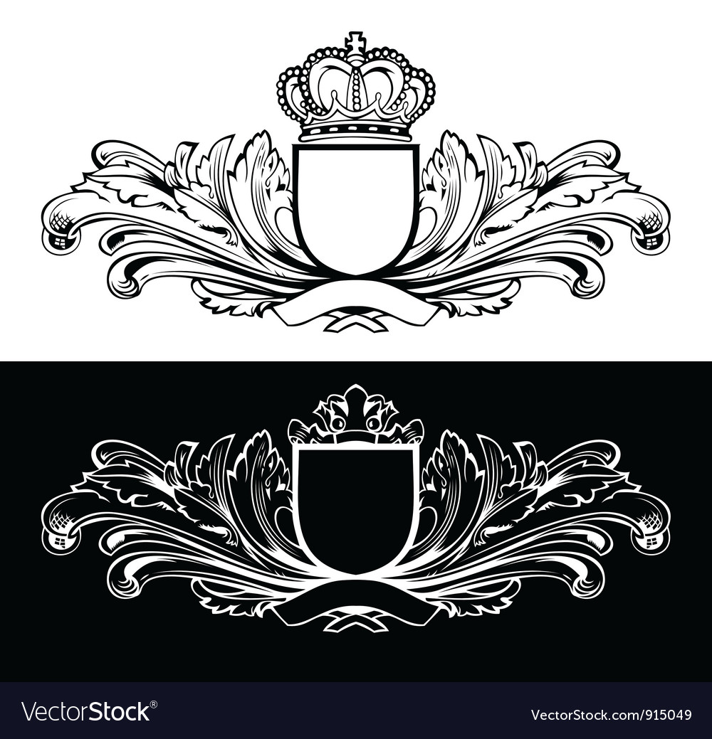 One color king design Royalty Free Vector Image