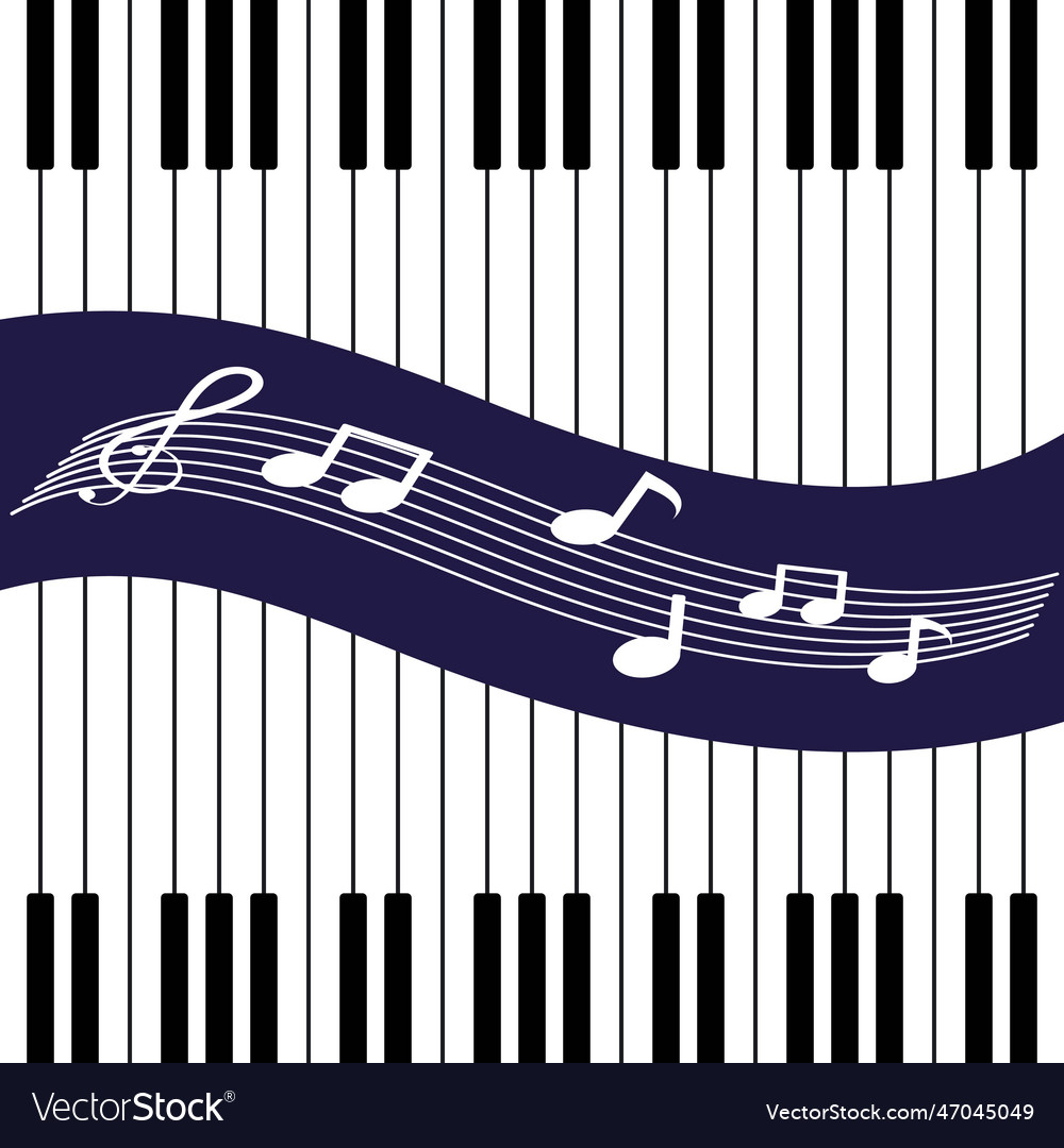 Piano background design