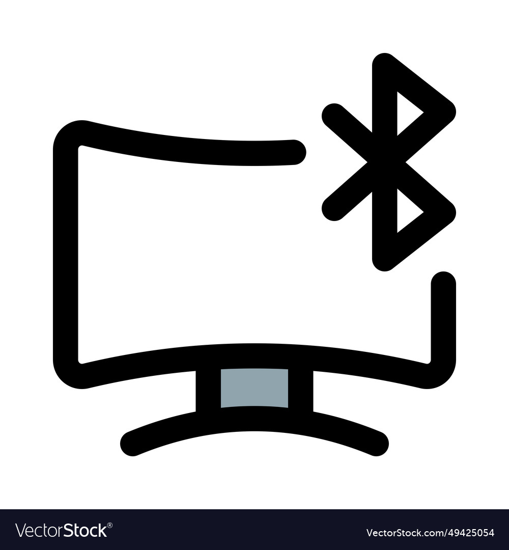 Full resolution screen connected with bluetooth