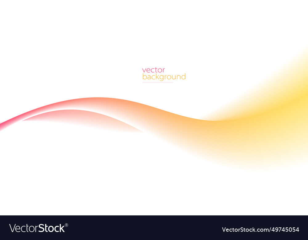 Smooth flow of wavy shape with gradient abstract