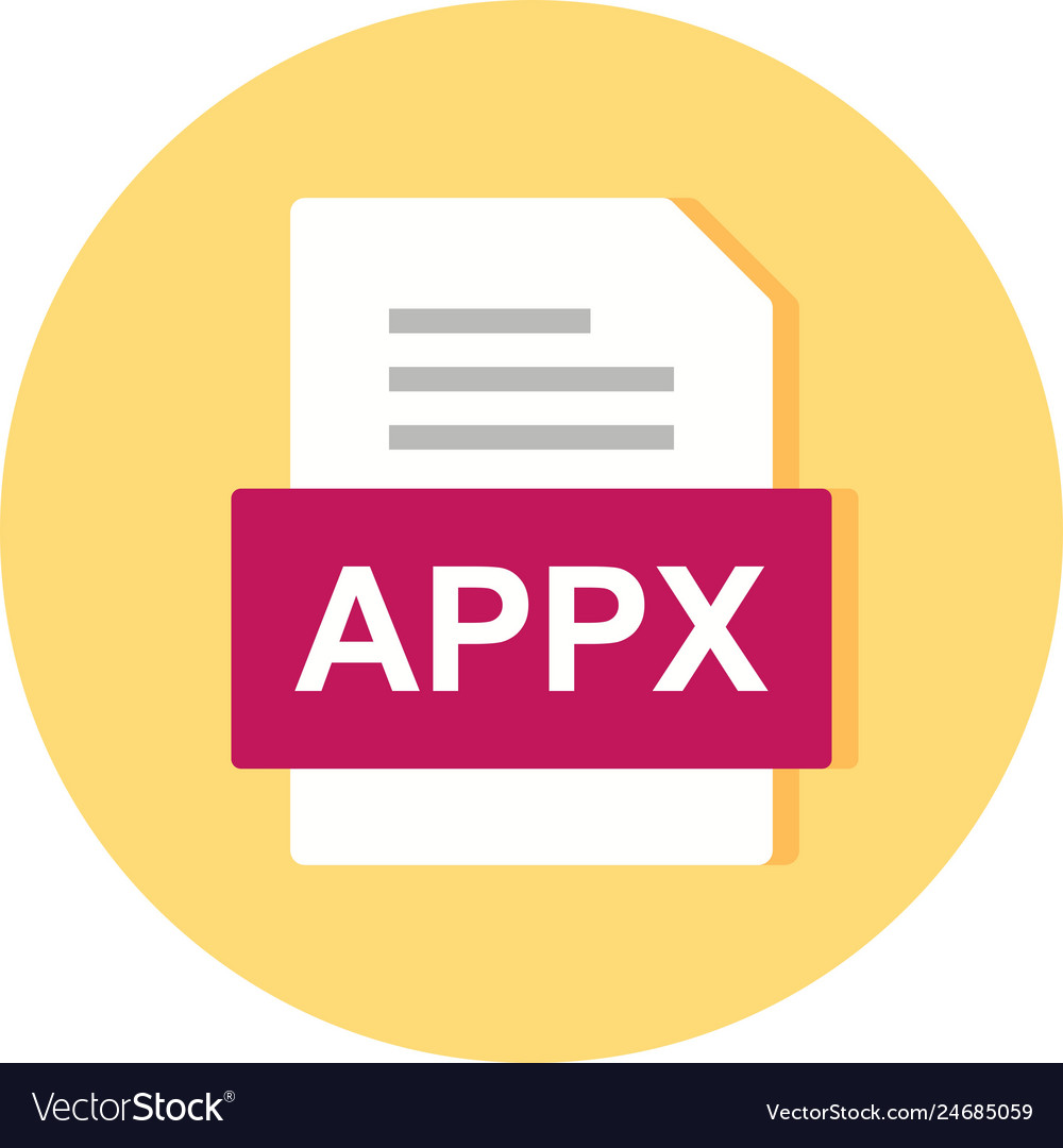 Appx file document icon