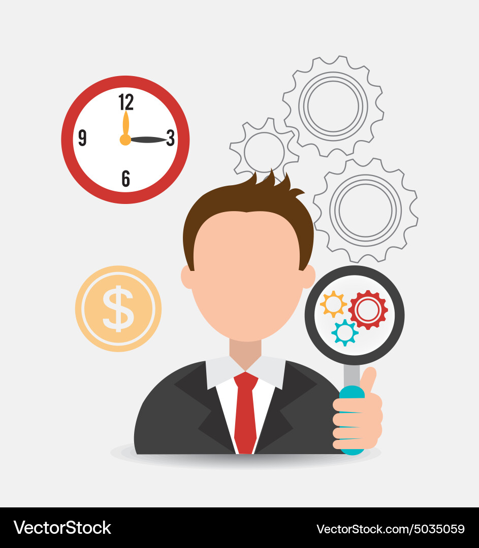 Solutions design Royalty Free Vector Image - VectorStock