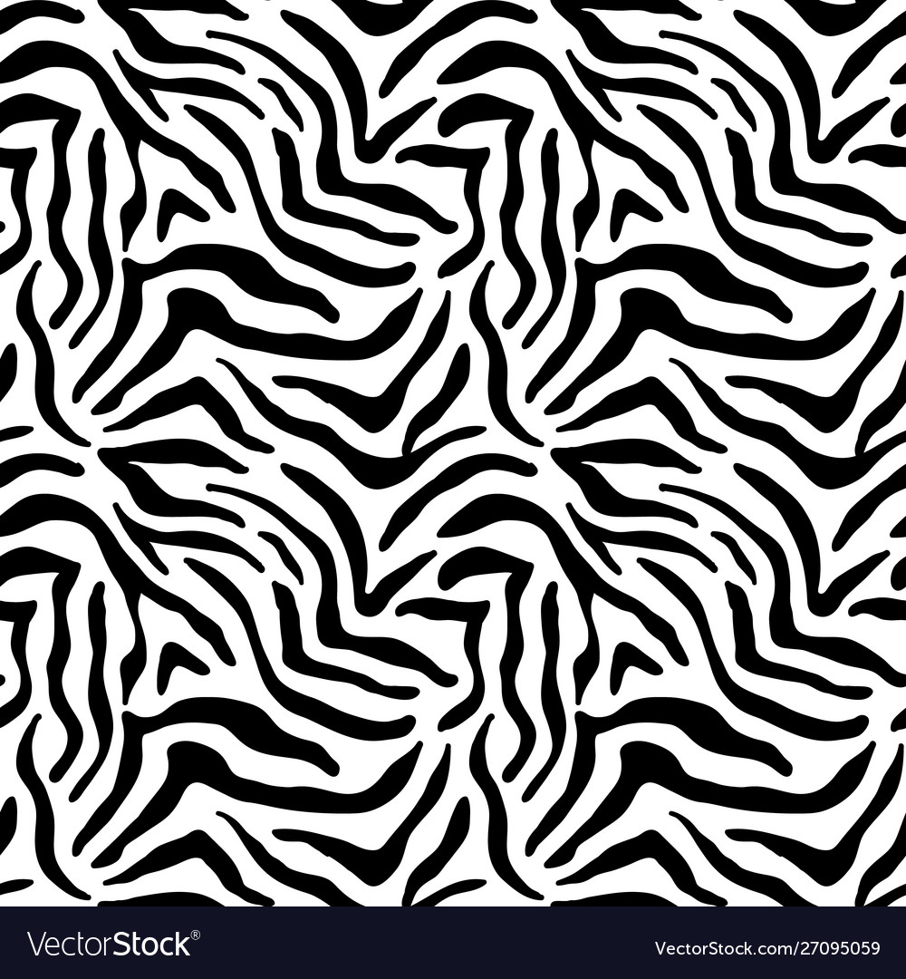 Zebra Skin Pattern - Seamless Texture