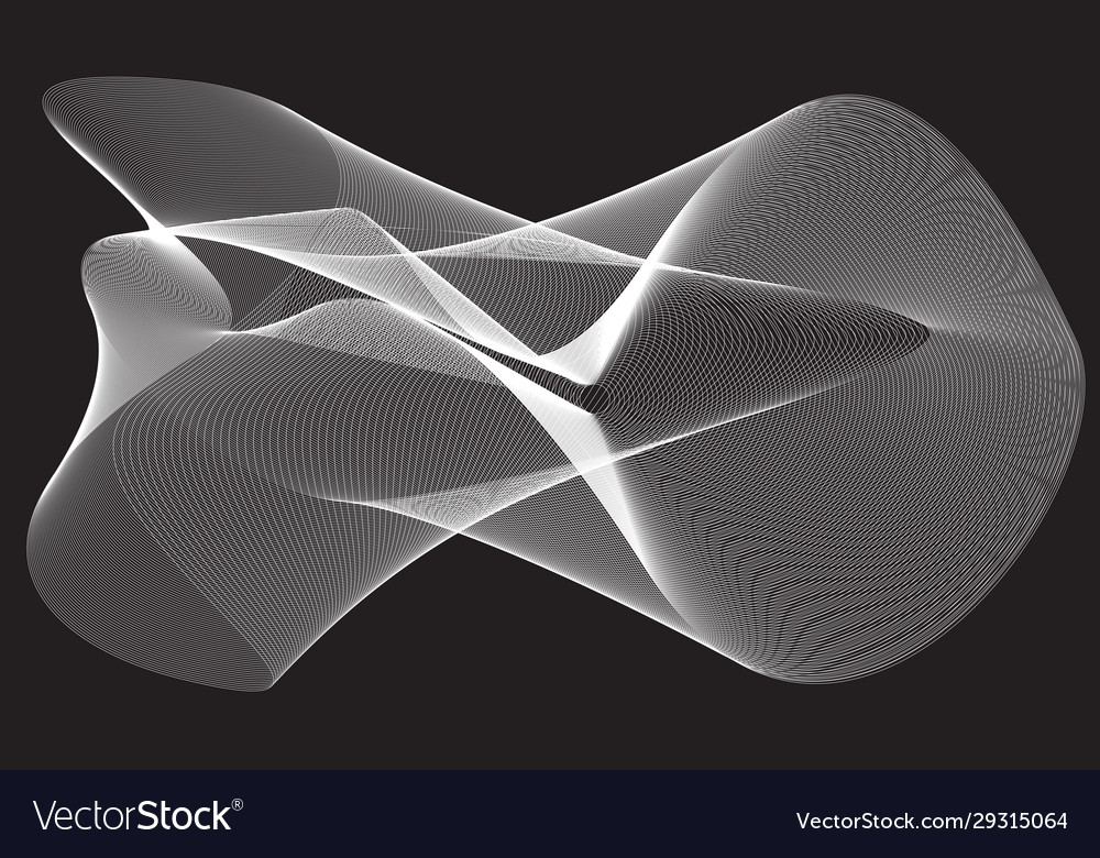 Abstract templates with curved lines vector image Abstract templates with curved lines