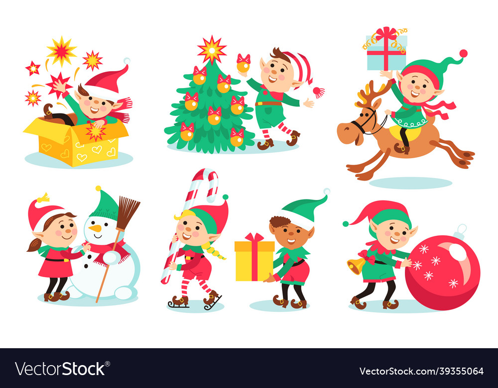 Christmas Elves & Children