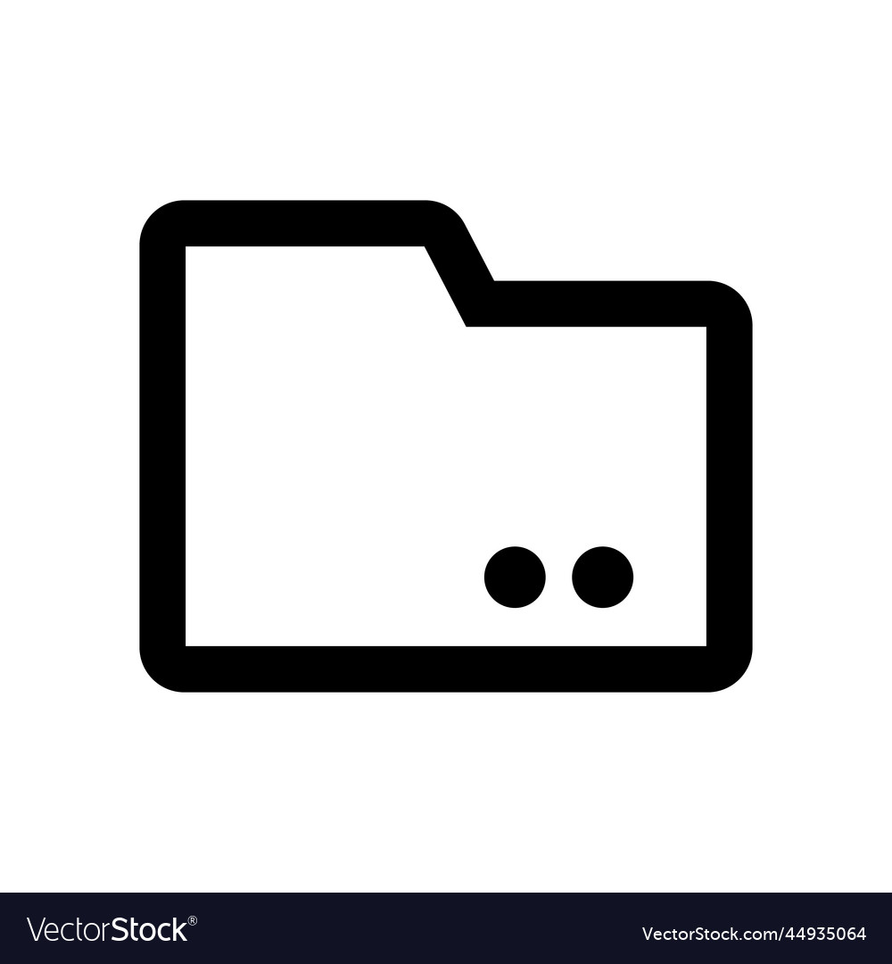 Computer folder icon or data organization