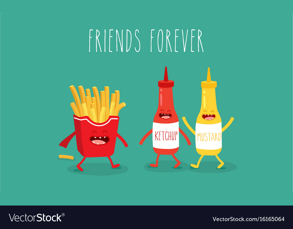 Funny fast food set Royalty Free Vector Image - VectorStock Funny fast food set Royalty Free Vector Image - VectorStock