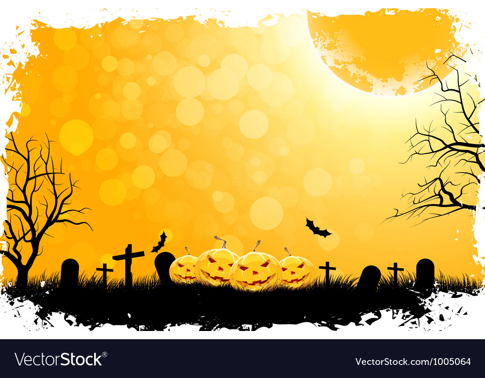 Grungy halloween hintergrund