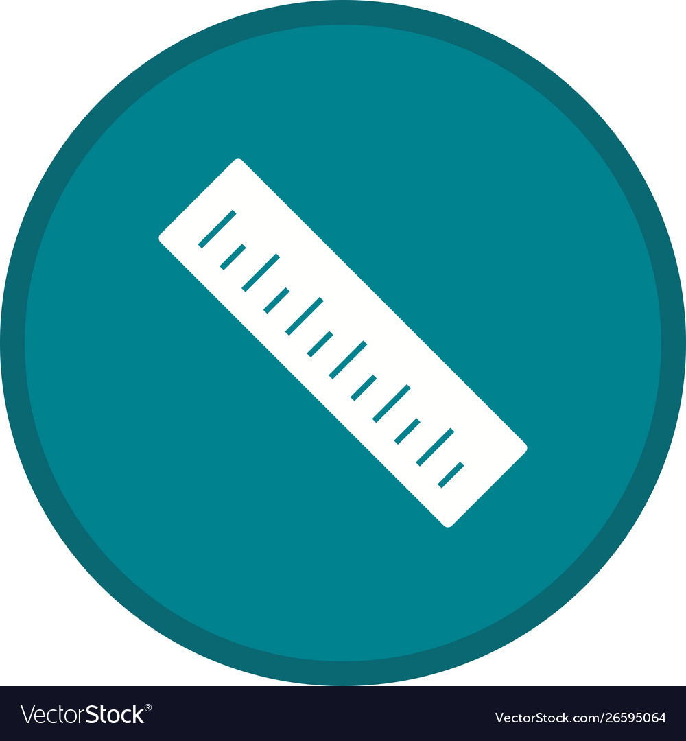 Ruler glyph multi color background