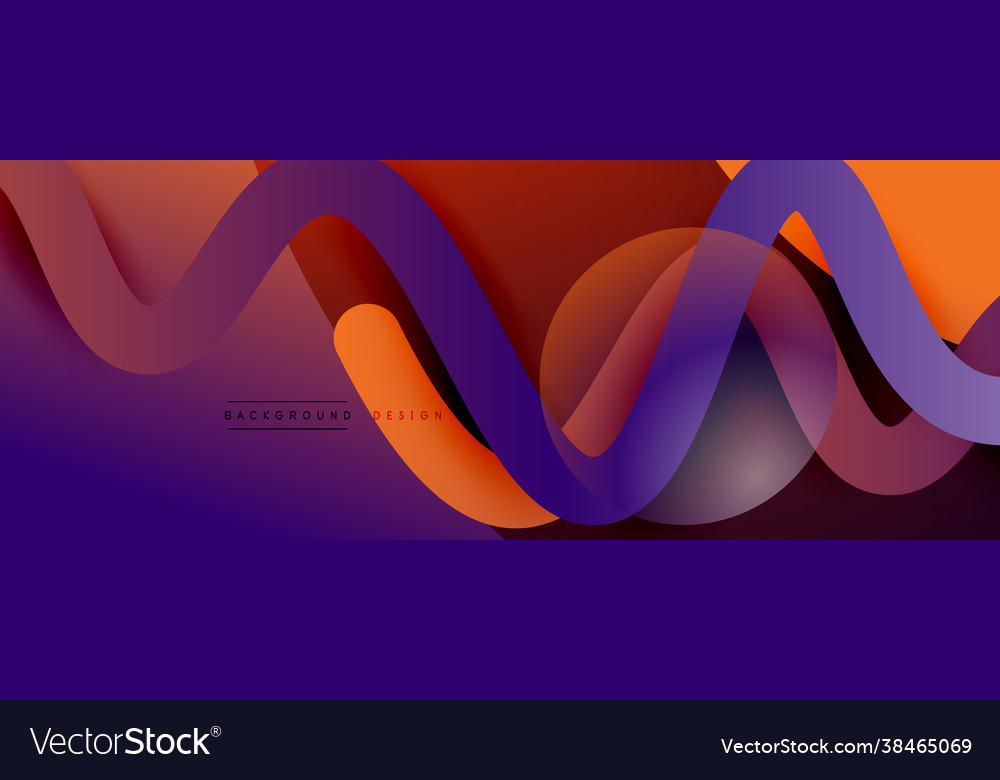 Abstract gradient background with wave line vector image Abstract gradient background with wave line