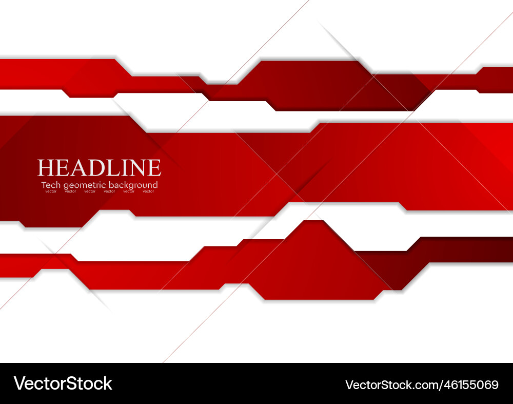 Abstract Tech Corporate Design Royalty Free Vector Image