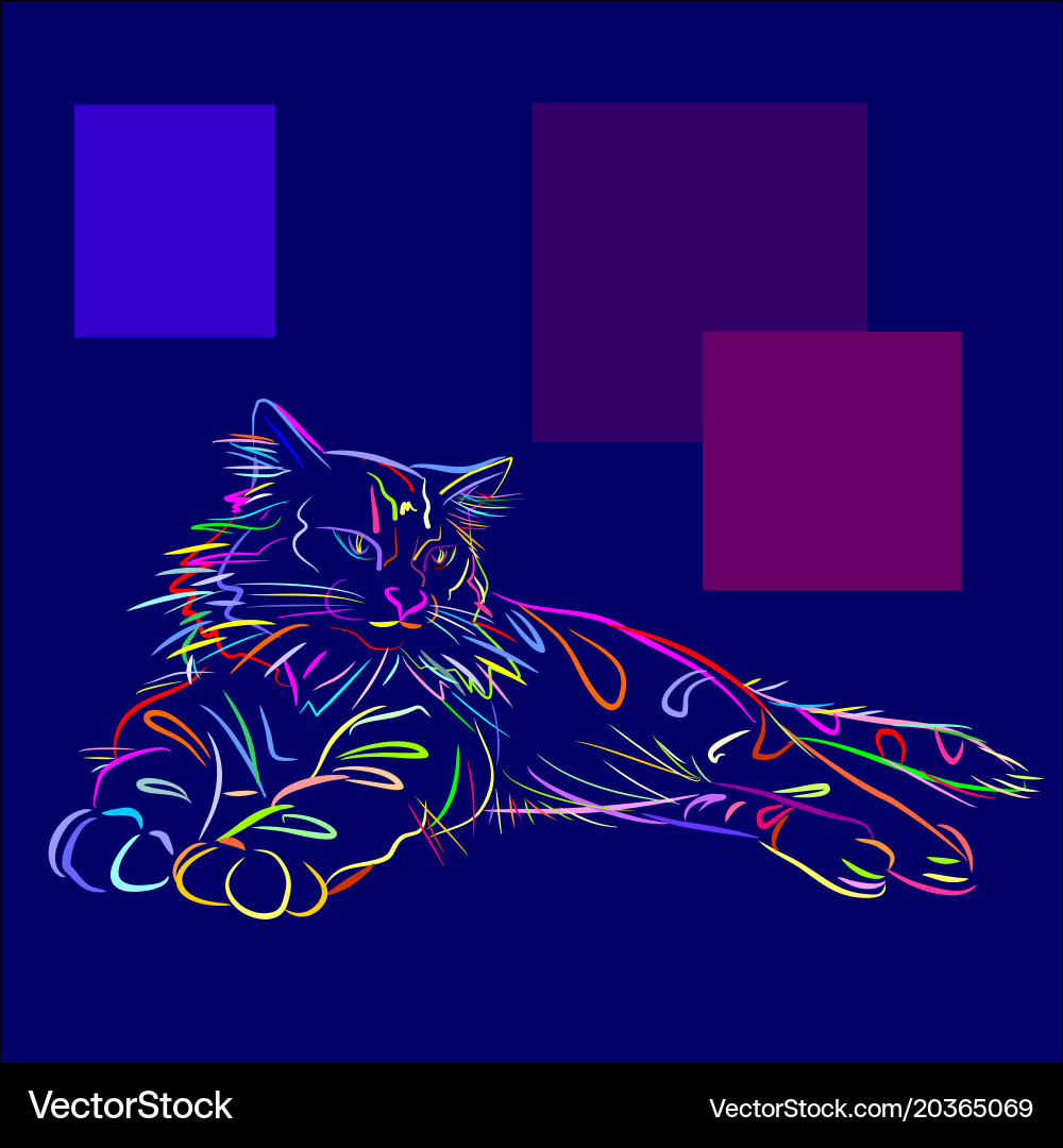 Cat -2 Royalty Free Vector Image - VectorStock