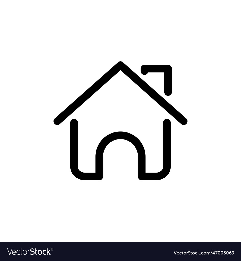 Home icon house icon Royalty Free Vector Image