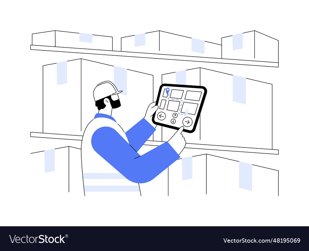 Navigation system abstract concept vector image Navigation system abstract concept