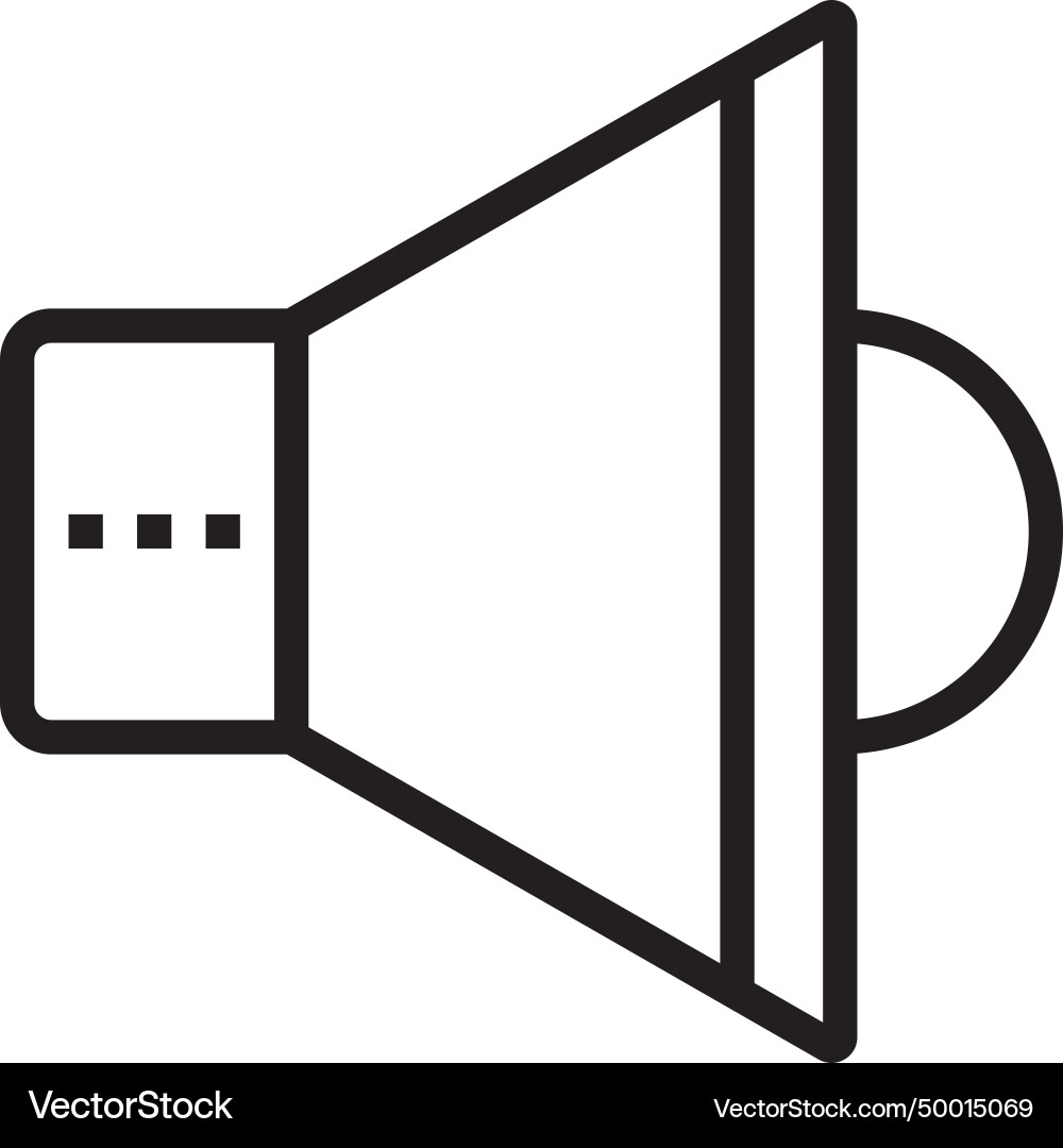 Volume icon Royalty Free Vector Image - VectorStock