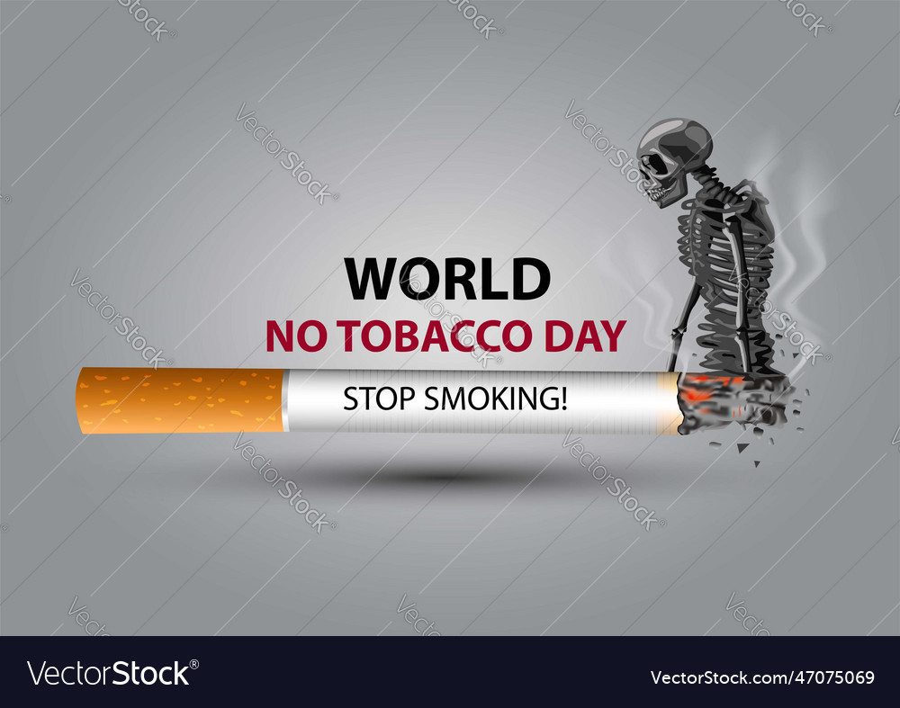 World no tobacco day poster cigarettes converted