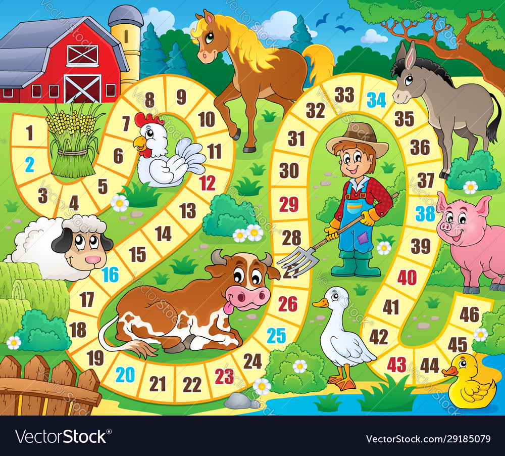 Board game theme image 6 Royalty Free Vector Image