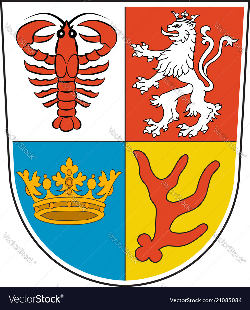 Coat of arms spree-neisse in brandenburg