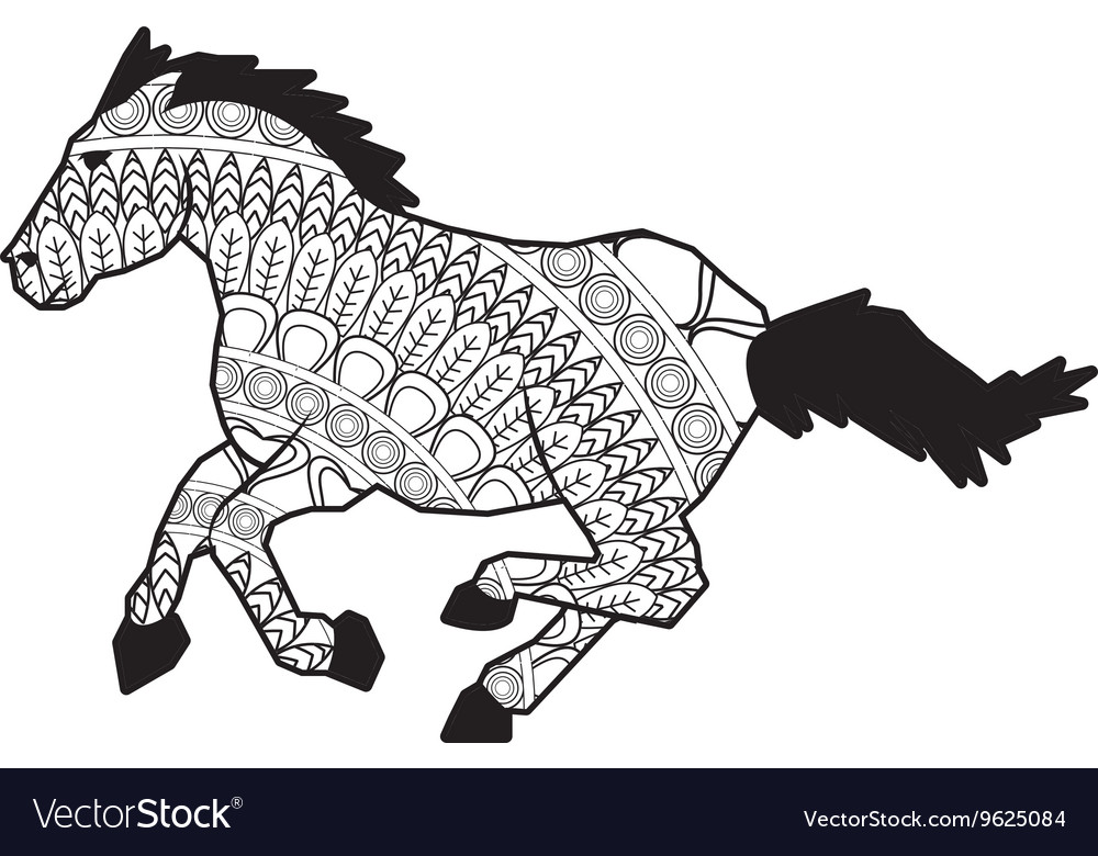 Layered Mandala Horse Svg Free Design - Layered SVG Cut File