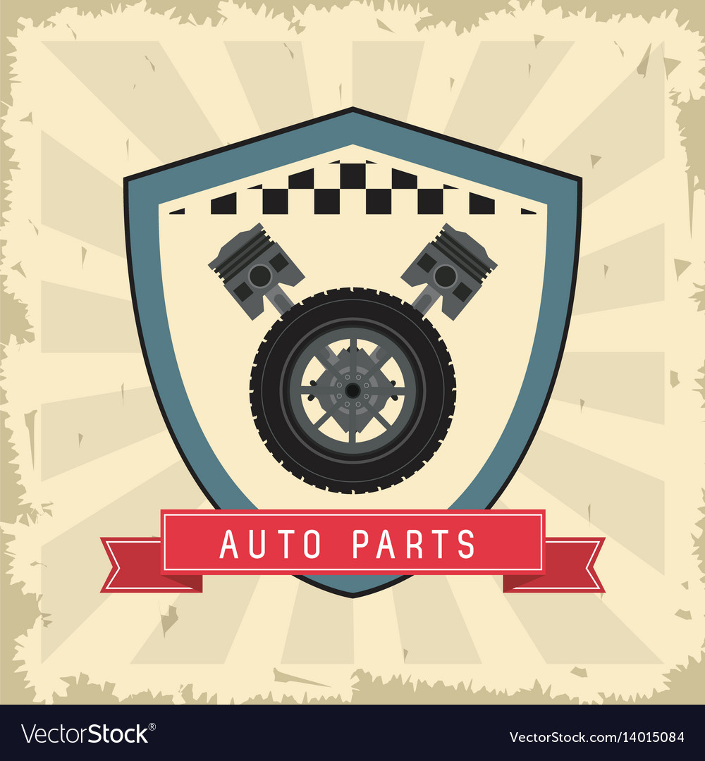 Mileage icon auto part design graphic