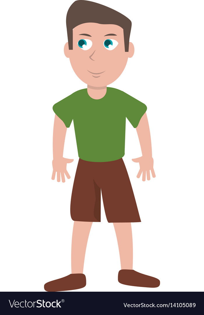 Character boy son image Royalty Free Vector Image