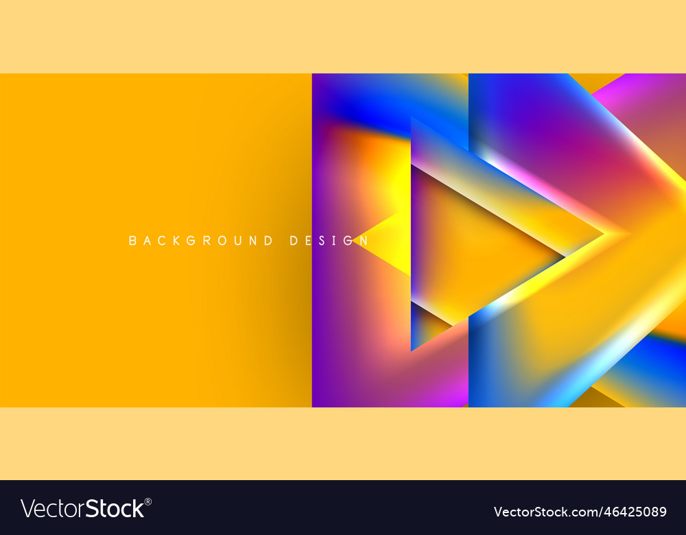 Futuristic triangle abstract background