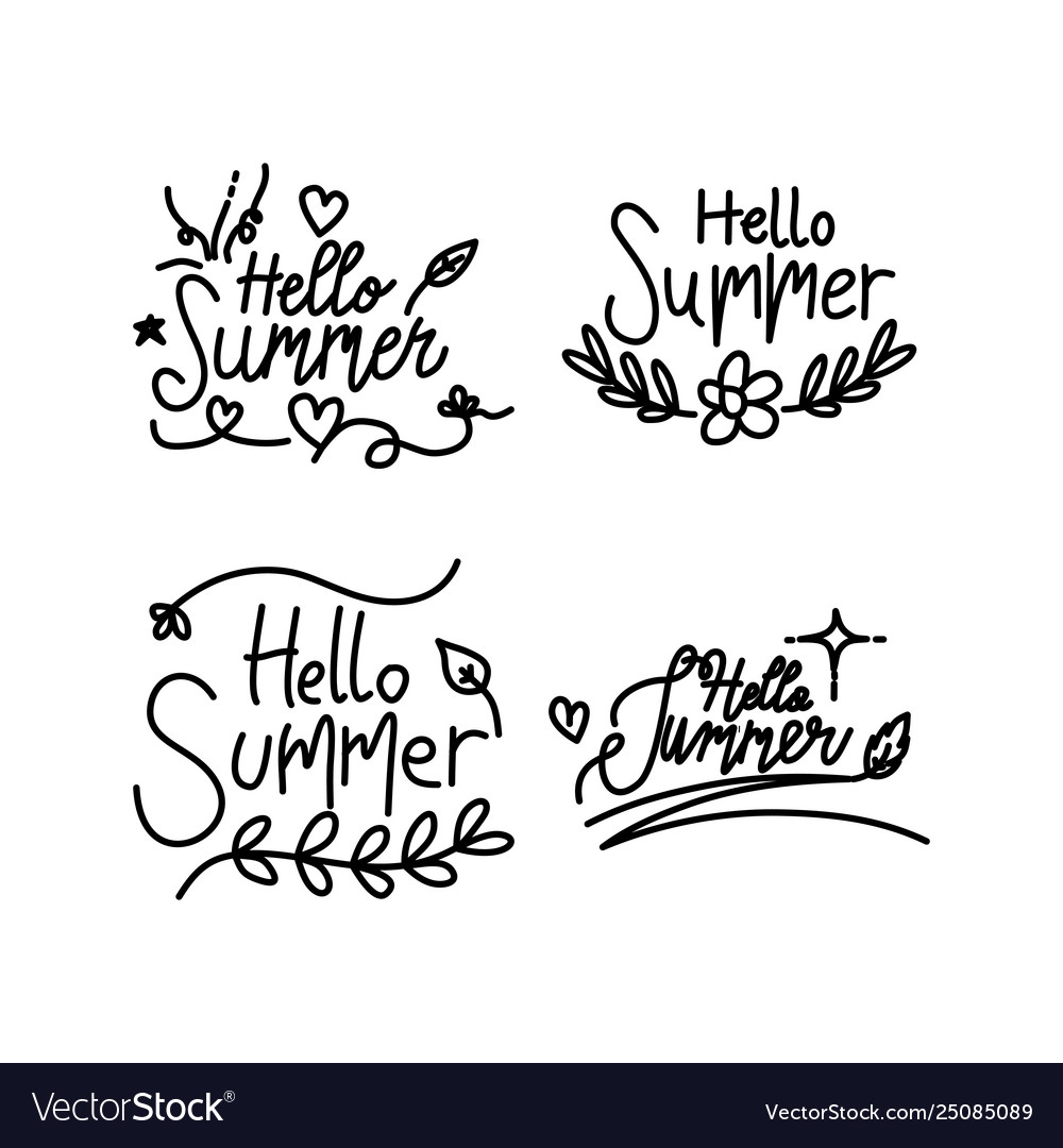 Summer script text template