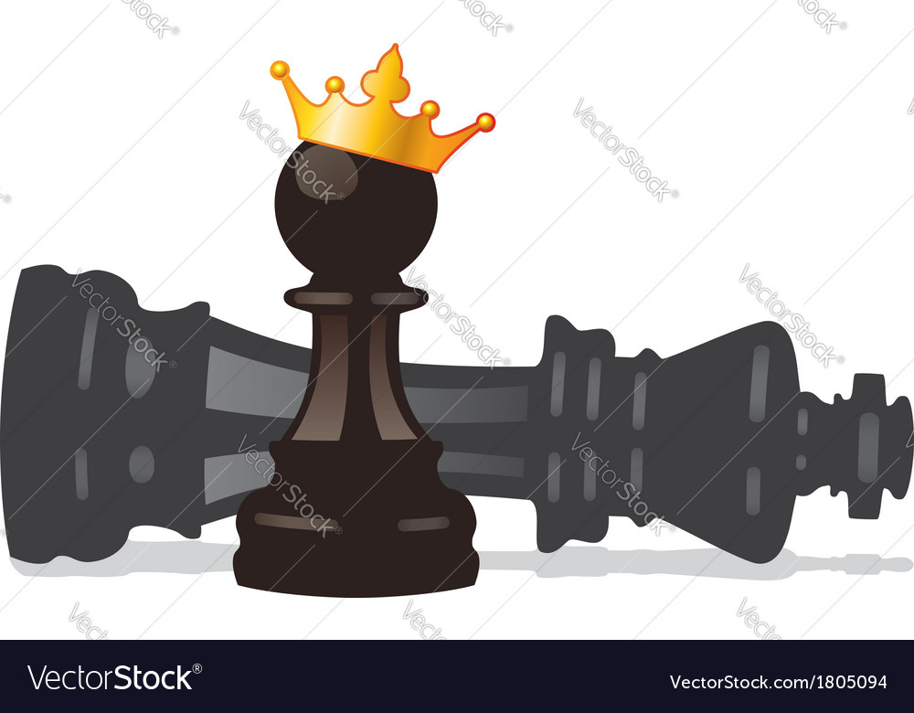 Hidden Potential, Chess Pawn with Crown