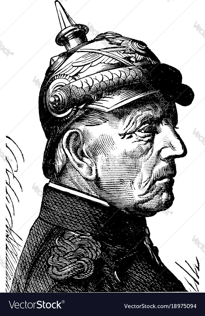 Helmuth karl bernhard graf von moltke vintage