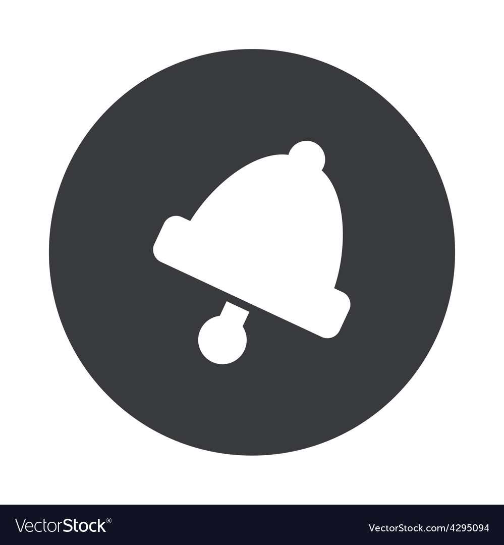 Modern gray circle icon