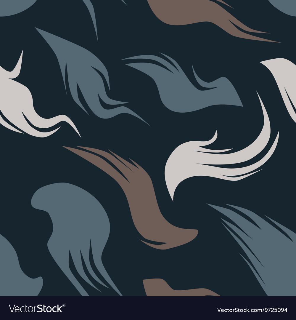 Seamless pattern with fuzzy feathers