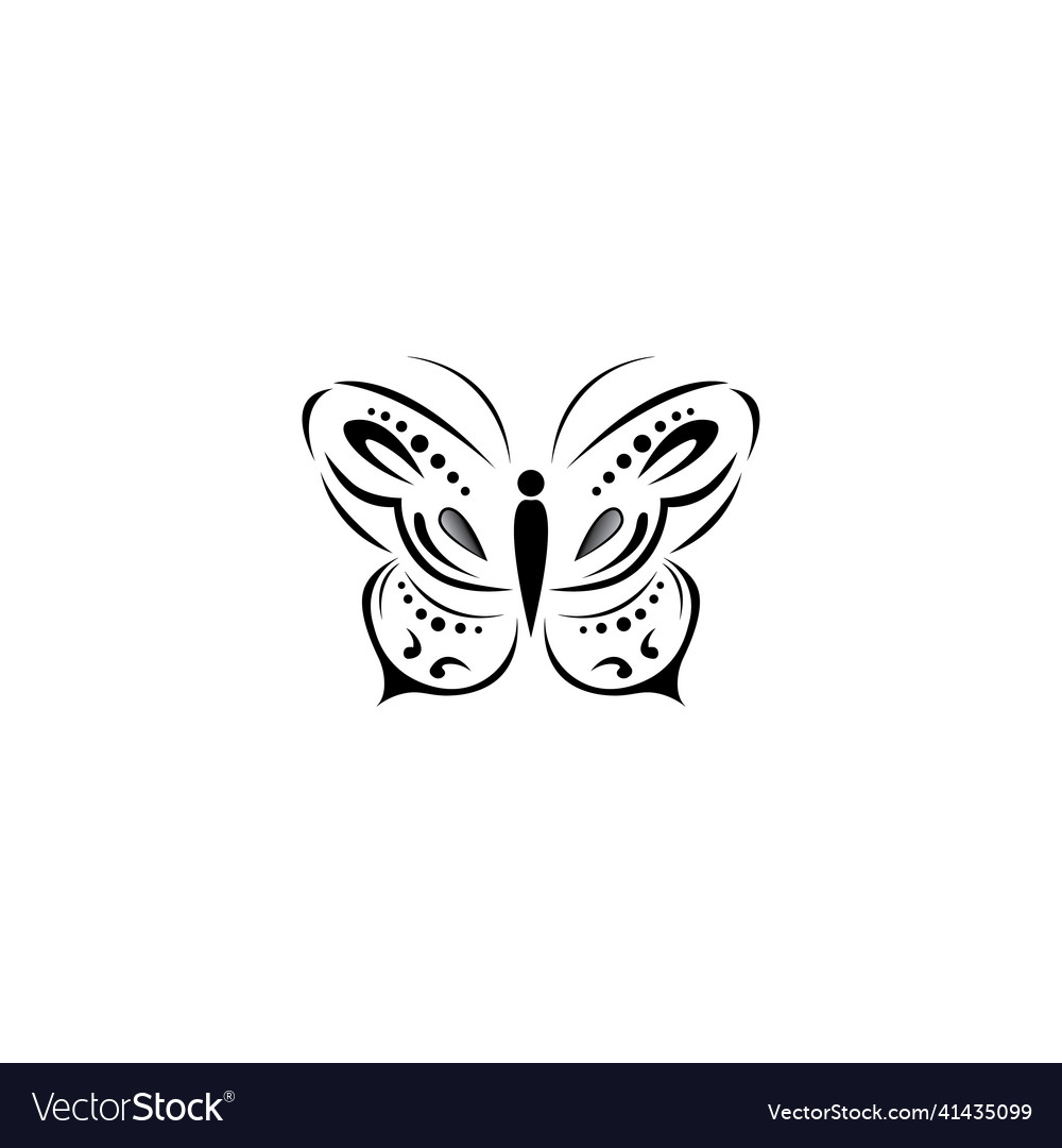 Butterfly mandala logo icon design