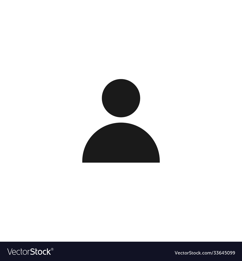 Human icon template design Royalty Free Vector Image