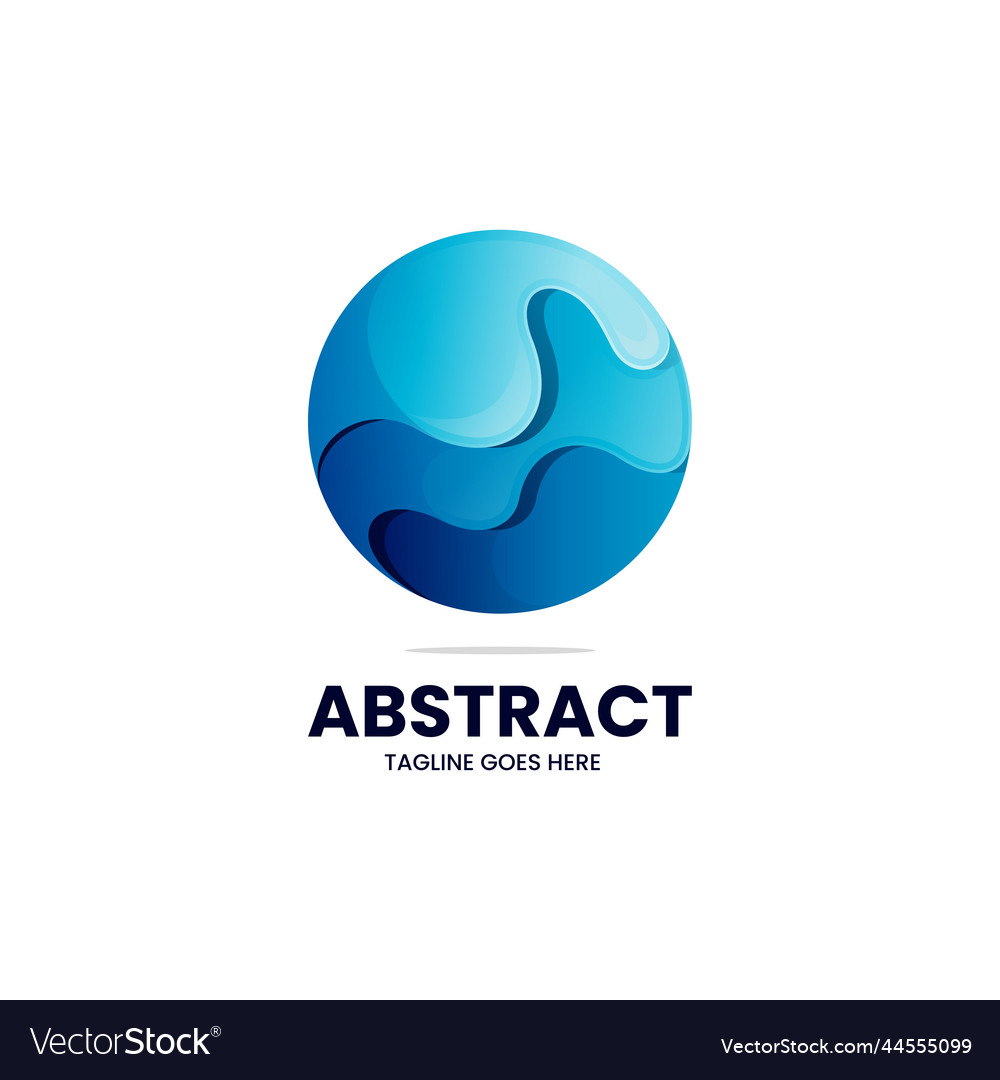 Logo abstract gradient colorful style