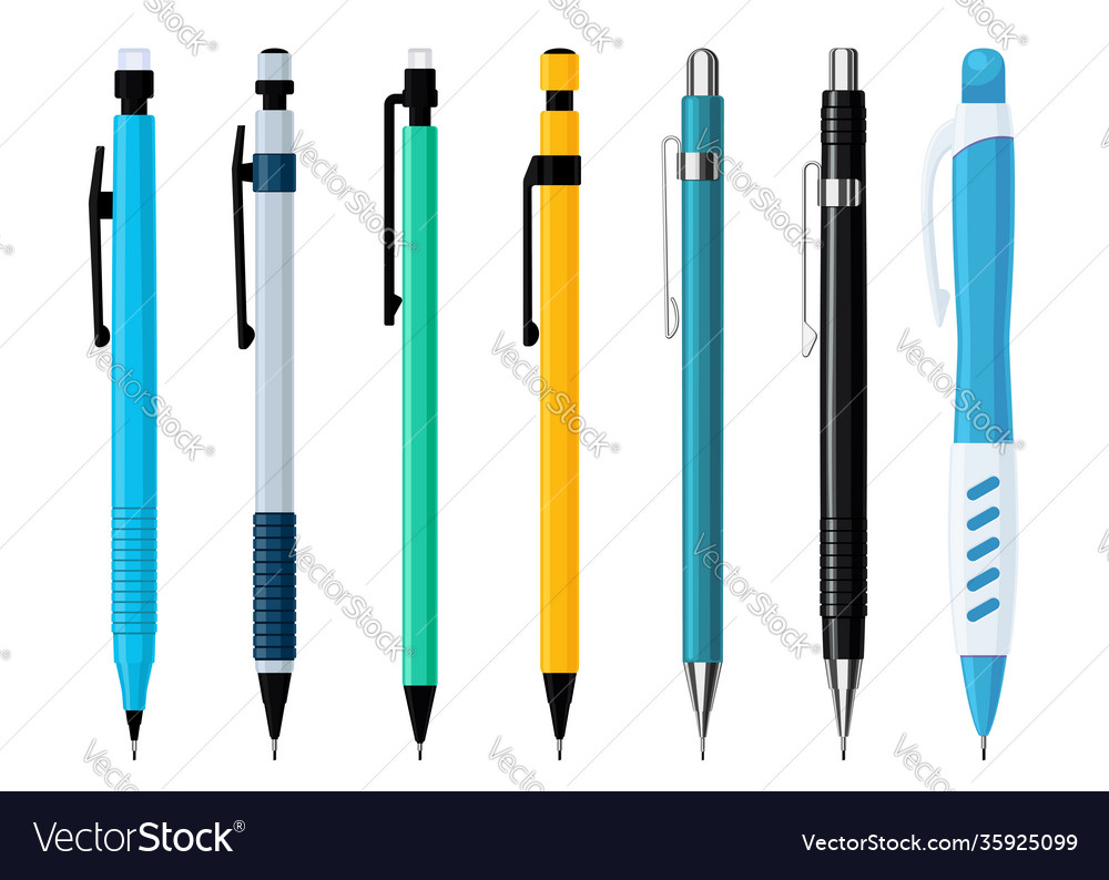 Mechanische Stifte setzen verschiedene Designs