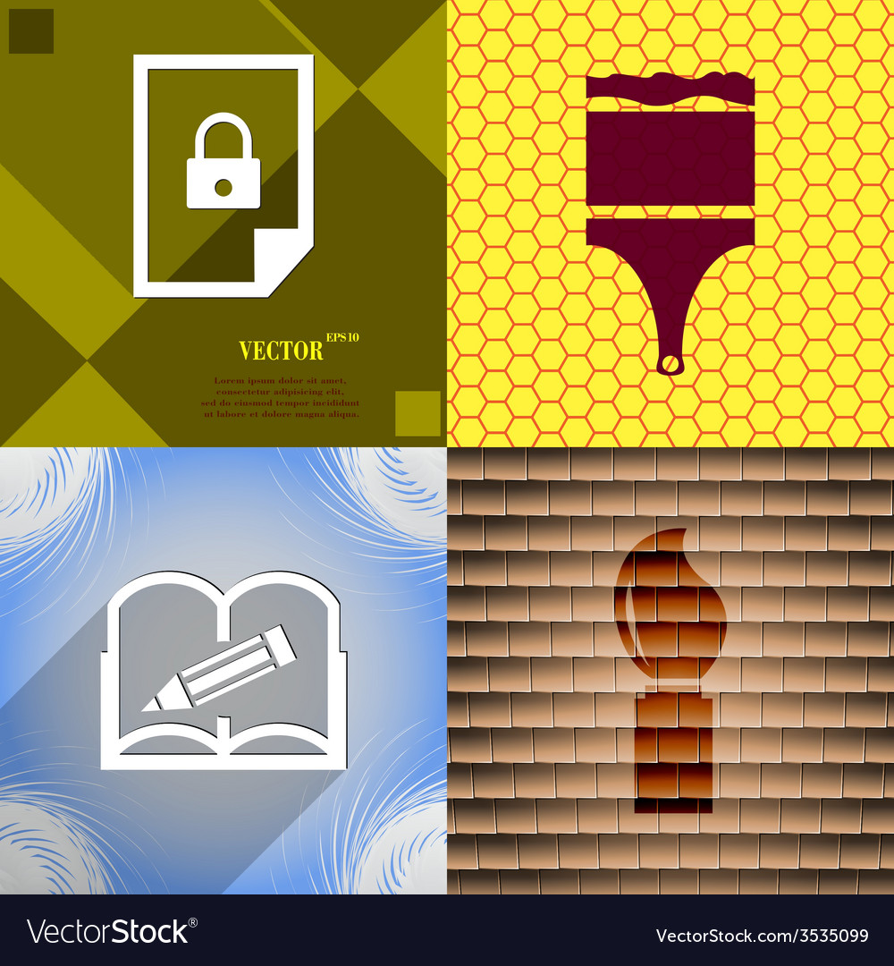 Set abstrakter Hintergründe mit unterschiedlichem Web